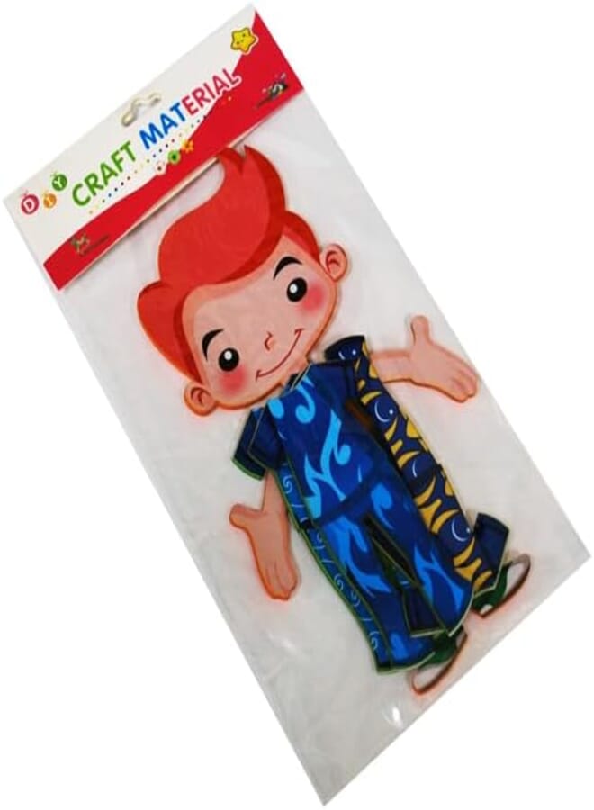 Simba Multicolored Boy-Shaped Foam Piece Model CS31012, Innovative Solution for Children’s Art and Craft Projects